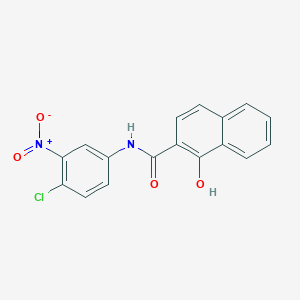 molecular formula C17H11ClN2O4 B5812360 N-(4-chloro-3-nitrophenyl)-1-hydroxy-2-naphthamide CAS No. 68352-28-3