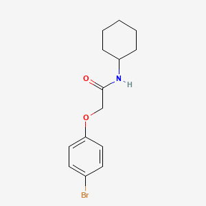 molecular formula C14H18BrNO2 B5812384 2-(4-bromophenoxy)-N-cyclohexylacetamide 