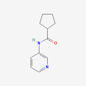 molecular formula C11H14N2O B5812391 N-3-pyridinylcyclopentanecarboxamide 