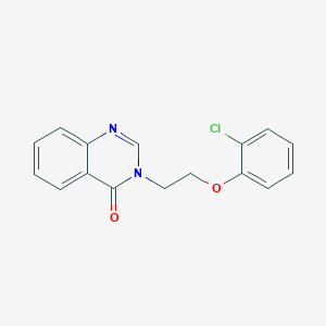 3-[2-(2-chlorophenoxy)ethyl]-4(3H)-quinazolinone