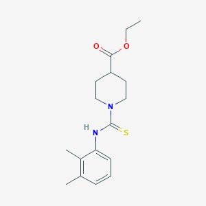 molecular formula C17H24N2O2S B5812717 ethyl 1-{[(2,3-dimethylphenyl)amino]carbonothioyl}-4-piperidinecarboxylate 
