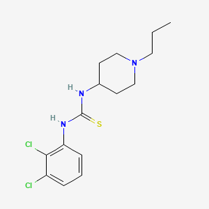molecular formula C15H21Cl2N3S B5812740 N-(2,3-dichlorophenyl)-N'-(1-propyl-4-piperidinyl)thiourea 