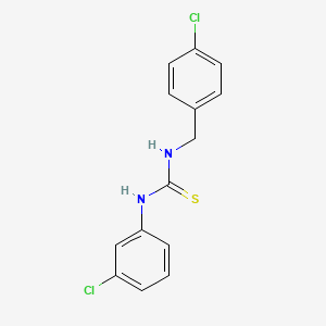 N-(4-chlorobenzyl)-N'-(3-chlorophenyl)thiourea