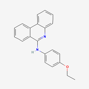 molecular formula C21H18N2O B5812785 N-(4-ethoxyphenyl)-6-phenanthridinamine 