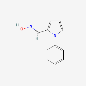 molecular formula C11H10N2O B5812811 1-phenyl-1H-pyrrole-2-carbaldehyde oxime 