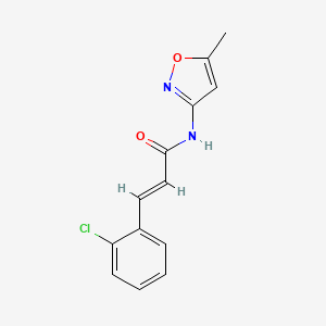 molecular formula C13H11ClN2O2 B5812852 3-(2-chlorophenyl)-N-(5-methyl-3-isoxazolyl)acrylamide 