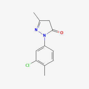 molecular formula C11H11ClN2O B5812864 2-(3-chloro-4-methylphenyl)-5-methyl-2,4-dihydro-3H-pyrazol-3-one 