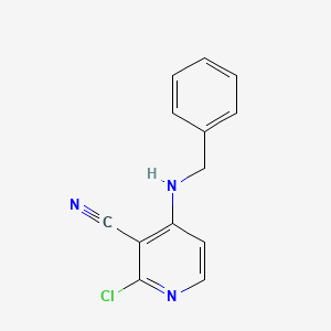 molecular formula C13H10ClN3 B5812880 4-(benzylamino)-2-chloronicotinonitrile 