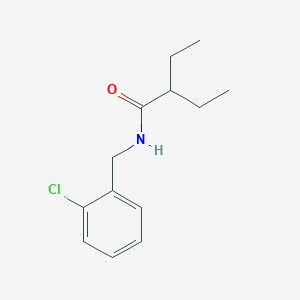 molecular formula C13H18ClNO B5812909 N-(2-chlorobenzyl)-2-ethylbutanamide 