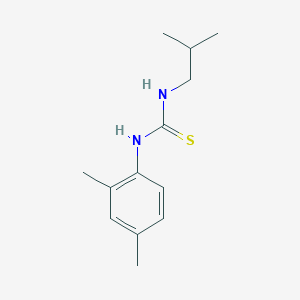 molecular formula C13H20N2S B5812927 N-(2,4-dimethylphenyl)-N'-isobutylthiourea 