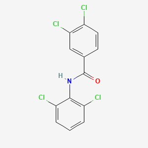 molecular formula C13H7Cl4NO B5812931 3,4-dichloro-N-(2,6-dichlorophenyl)benzamide CAS No. 10278-29-2