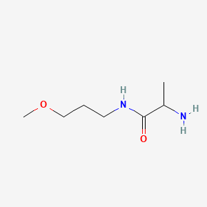 molecular formula C7H16N2O2 B581294 2-Amino-N-(3-methoxypropyl)propanamide CAS No. 1132804-54-6