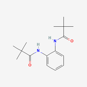 molecular formula C16H24N2O2 B5812971 N,N'-1,2-phenylenebis(2,2-dimethylpropanamide) CAS No. 93142-62-2