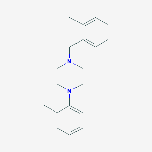 molecular formula C19H24N2 B5812976 1-(2-methylbenzyl)-4-(2-methylphenyl)piperazine 