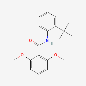 molecular formula C19H23NO3 B5812982 N-(2-tert-butylphenyl)-2,6-dimethoxybenzamide 