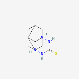6H-spiro[1,2,4,5-tetrazinane-3,2'-tricyclo[3.3.1.1~3,7~]decane]-6-thione