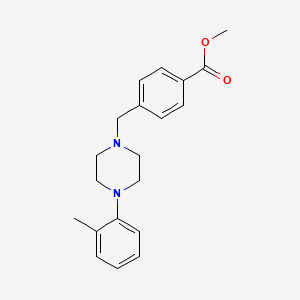 methyl 4-{[4-(2-methylphenyl)-1-piperazinyl]methyl}benzoate