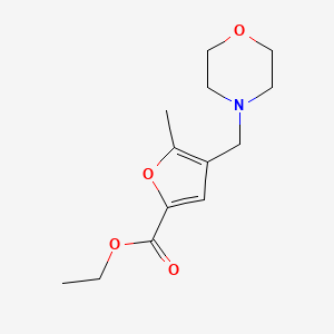 ethyl 5-methyl-4-(4-morpholinylmethyl)-2-furoate