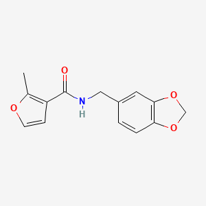 N-(1,3-benzodioxol-5-ylmethyl)-2-methyl-3-furamide