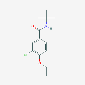 molecular formula C13H18ClNO2 B5813099 N-(tert-butyl)-3-chloro-4-ethoxybenzamide 