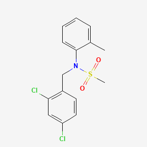 N-(2,4-dichlorobenzyl)-N-(2-methylphenyl)methanesulfonamide