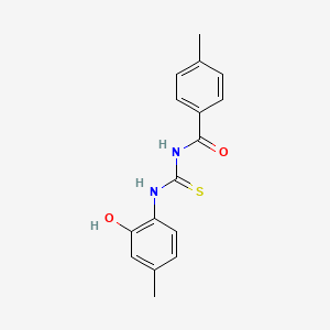 N-{[(2-hydroxy-4-methylphenyl)amino]carbonothioyl}-4-methylbenzamide