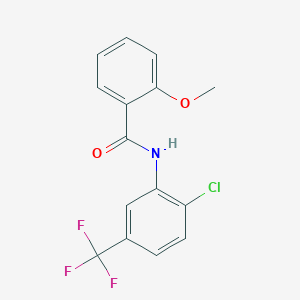 N-[2-chloro-5-(trifluoromethyl)phenyl]-2-methoxybenzamide