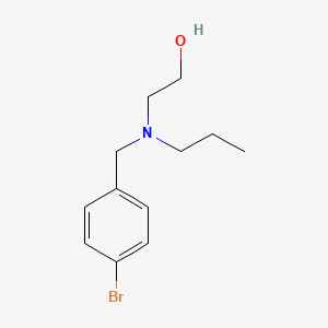 molecular formula C12H18BrNO B5813392 2-[(4-bromobenzyl)(propyl)amino]ethanol 