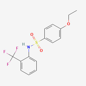 4-ethoxy-N-[2-(trifluoromethyl)phenyl]benzenesulfonamide