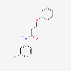 N-(3-chloro-4-methylphenyl)-3-phenoxypropanamide