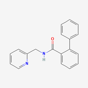 N-(2-pyridinylmethyl)-2-biphenylcarboxamide