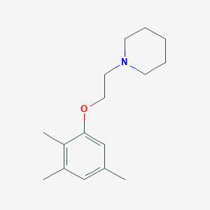 molecular formula C16H25NO B5813497 1-[2-(2,3,5-trimethylphenoxy)ethyl]piperidine 