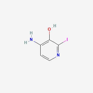 molecular formula C5H5IN2O B581350 4-Amino-2-iodopyridin-3-ol CAS No. 1171919-81-5