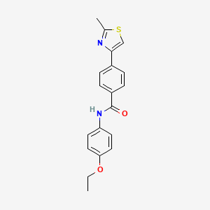 N-(4-ethoxyphenyl)-4-(2-methyl-1,3-thiazol-4-yl)benzamide