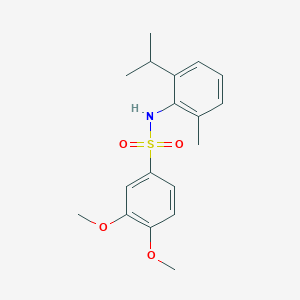 N-(2-isopropyl-6-methylphenyl)-3,4-dimethoxybenzenesulfonamide