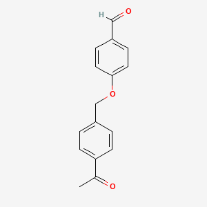 4-[(4-acetylbenzyl)oxy]benzaldehyde