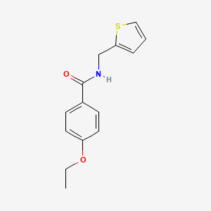 molecular formula C14H15NO2S B5813647 4-ethoxy-N-(2-thienylmethyl)benzamide 