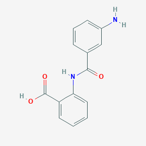 molecular formula C14H12N2O3 B5813685 2-[(3-aminobenzoyl)amino]benzoic acid CAS No. 60498-42-2