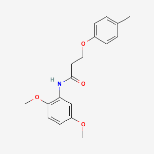 N-(2,5-dimethoxyphenyl)-3-(4-methylphenoxy)propanamide