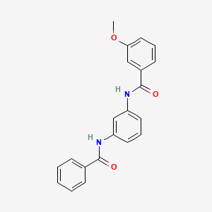 N-[3-(benzoylamino)phenyl]-3-methoxybenzamide