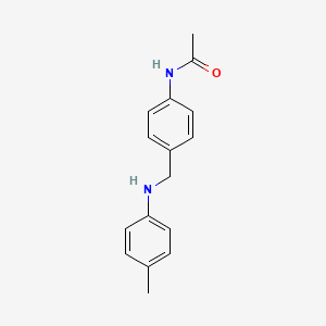 molecular formula C16H18N2O B5813791 N-(4-{[(4-methylphenyl)amino]methyl}phenyl)acetamide 