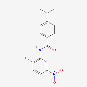 N-(2-fluoro-5-nitrophenyl)-4-isopropylbenzamide