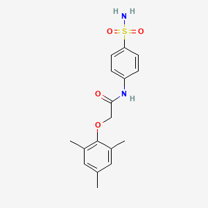 N-[4-(aminosulfonyl)phenyl]-2-(mesityloxy)acetamide