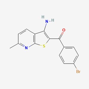 (3-amino-6-methylthieno[2,3-b]pyridin-2-yl)(4-bromophenyl)methanone