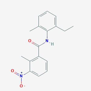 N-(2-ethyl-6-methylphenyl)-2-methyl-3-nitrobenzamide