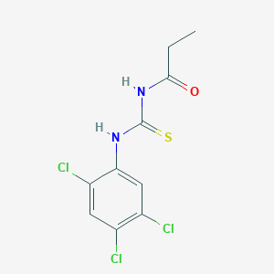 N-{[(2,4,5-trichlorophenyl)amino]carbonothioyl}propanamide