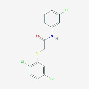 N-(3-chlorophenyl)-2-[(2,5-dichlorophenyl)thio]acetamide