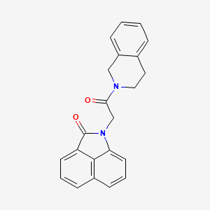 1-[2-(3,4-dihydro-2(1H)-isoquinolinyl)-2-oxoethyl]benzo[cd]indol-2(1H)-one