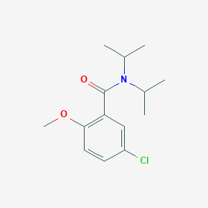 molecular formula C14H20ClNO2 B5814124 5-chloro-N,N-diisopropyl-2-methoxybenzamide 