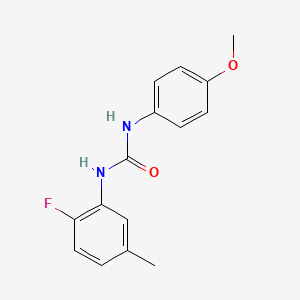 N-(2-fluoro-5-methylphenyl)-N'-(4-methoxyphenyl)urea